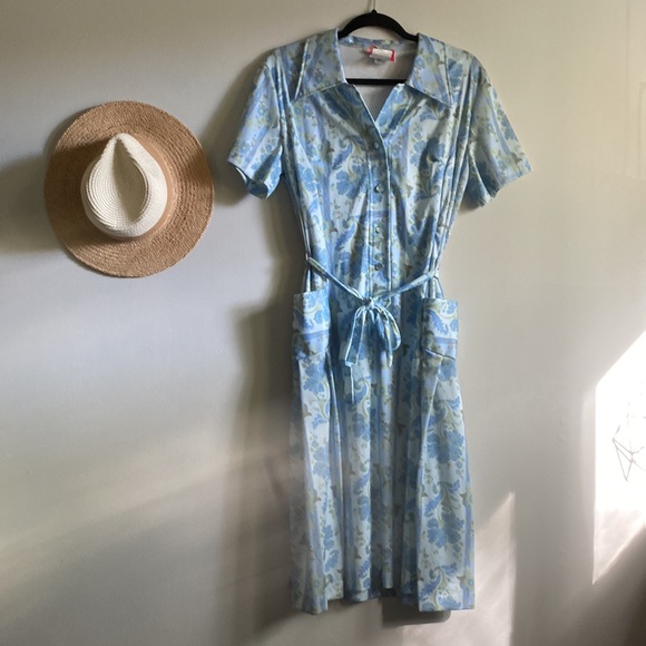 Vintage RubyLou Floral House Dress/Duster - Picture 1 of 7